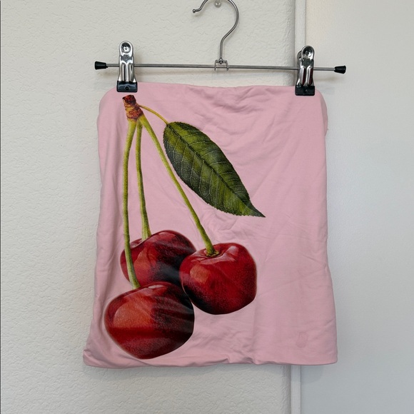 Zara Tops - Zara Pink Top with Cherry Design